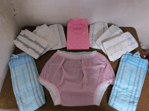 Abdl windel pvc hose rosa - windel,
